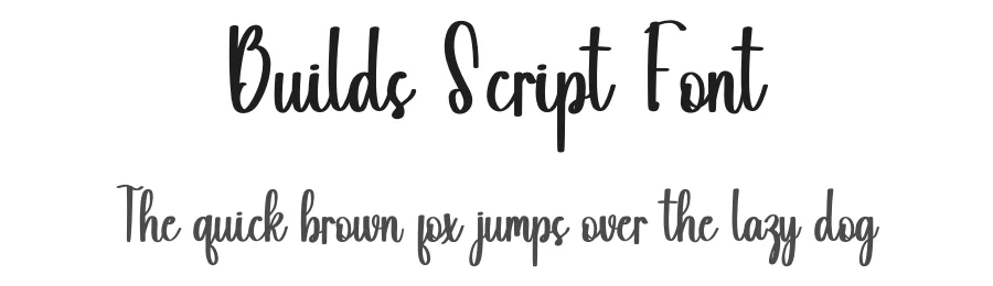 Builds Script Font by inermediaSTUDIO — Script Handwritten Font