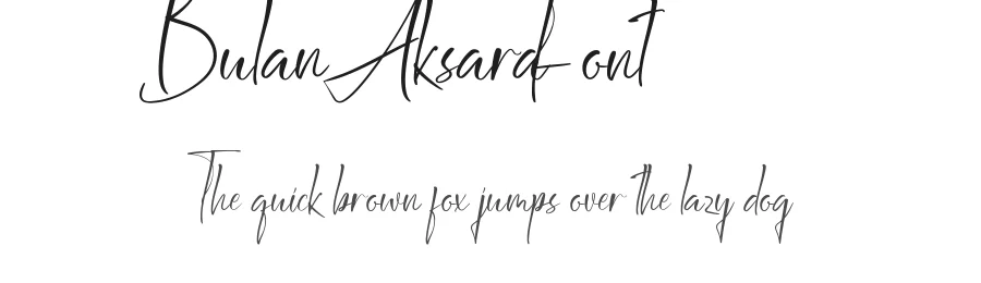 Bulan Aksara Font by nihstudio — Script Handwritten Font