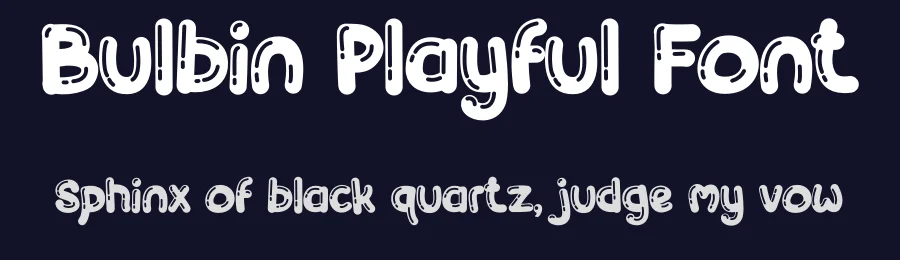 Bulbin Playful Font by Tokokoo — Display Font — thumbnail 2