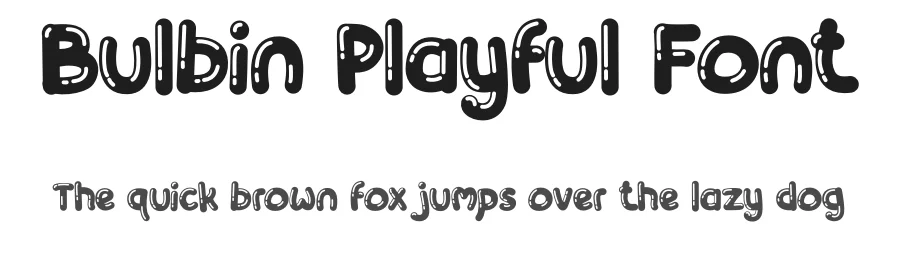 Bulbin Playful Font by Tokokoo — Display Font