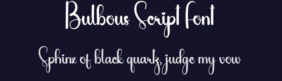 Bulbous Script Font by andikastudio — Script Handwritten Font — thumbnail 2