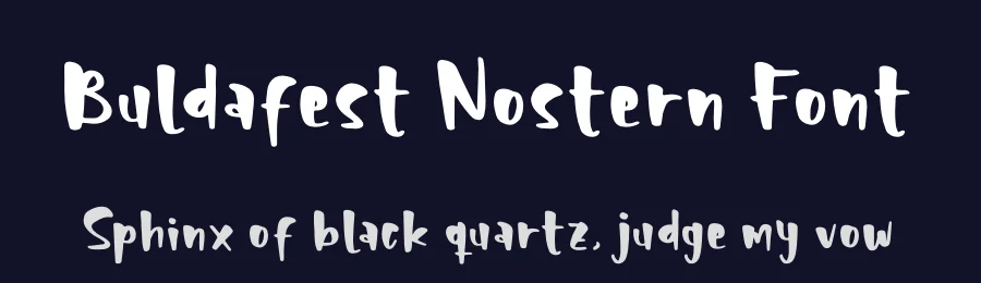 Buldafest Nostern Font by glorytype — Display Font — thumbnail 2
