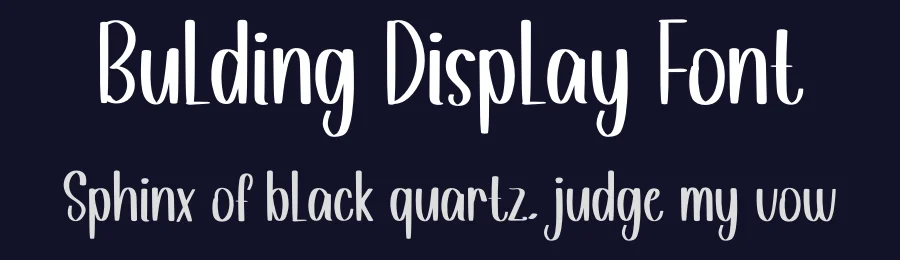 Bulding Display Font by inermediaSTUDIO — Display Font — thumbnail 2