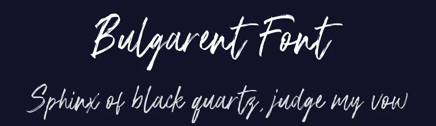 Bulgarent Font by Sronstudio — Script Handwritten Font — thumbnail 2