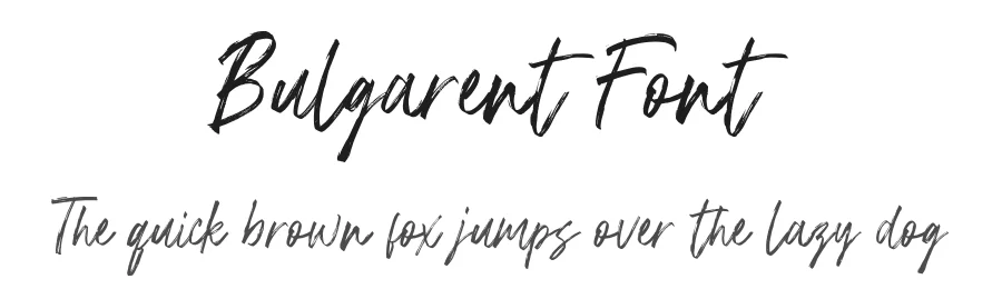 Bulgarent Font by Sronstudio — Script Handwritten Font