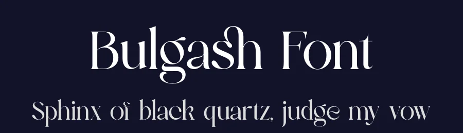 Bulgash Font by zaain type — Serif Font — thumbnail 2
