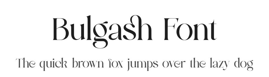 Bulgash Font by zaain type — Serif Font