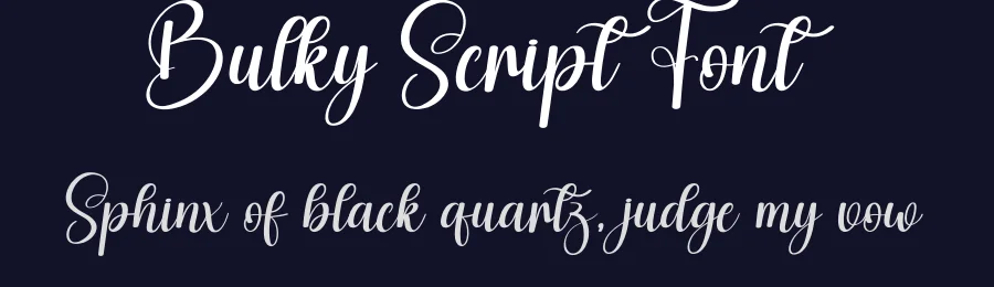 Bulky Script Font by creativeletter — Script Handwritten Font — thumbnail 2