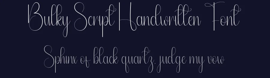 Bulky Script Handwritten Font by andikastudio — Script Handwritten Font — thumbnail 2