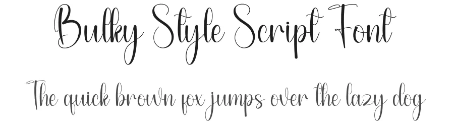 Bulky Style Script Font by andikastudio — Script Handwritten Font