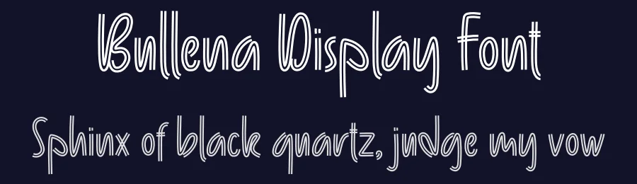 Bullena Display Font by andikastudio — Display Font — thumbnail 2