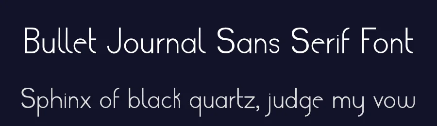 Bullet Journal Sans Serif Font by InkCloudDesign — Sans Serif Font — thumbnail 2