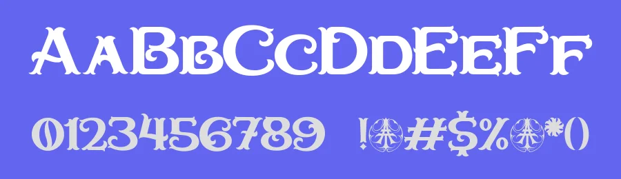 Bullhawk Layered Font by llhamtaro — Display Font — thumbnail 3