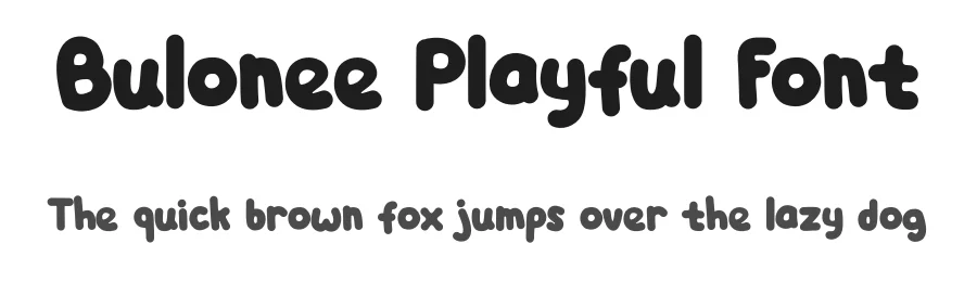 Bulonee Playful Font by Tokokoo Studio — Display Font