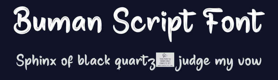 Buman Script Font by productype — Script Handwritten Font — thumbnail 2