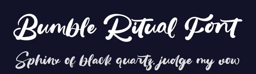 Bumble Ritual Font by letterenastudios — Script Handwritten Font — thumbnail 2