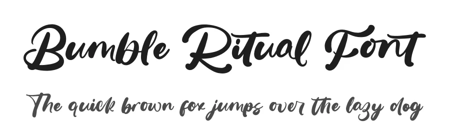 Bumble Ritual Font by letterenastudios — Script Handwritten Font