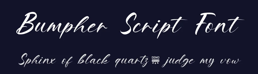 Bumpher Script Font by enxyclo — Script Handwritten Font — thumbnail 2