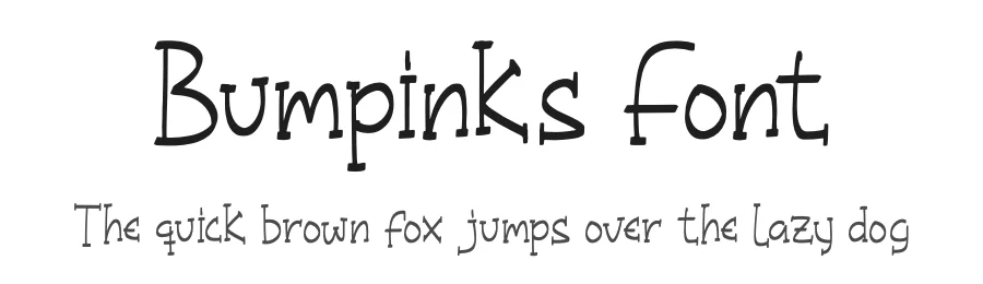 Bumpinks Font by glorytype — Script Handwritten Font