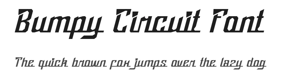 Bumpy Circuit Font by noahtype — Decorative Font