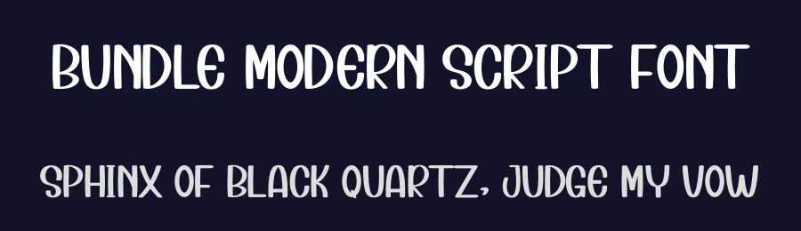 Bundle Modern Script Font by inermediaSTUDIO — Display Font — thumbnail 2