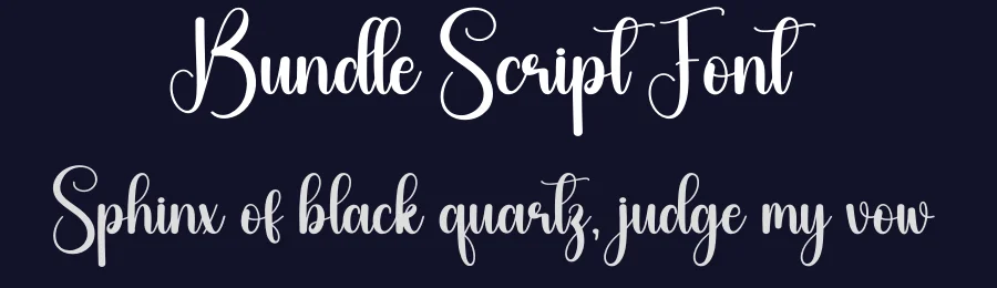 Bundle Script Font by creativeletter — Script Handwritten Font — thumbnail 2