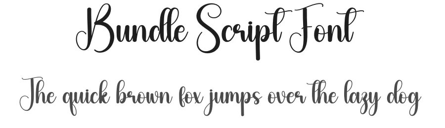 Bundle Script Font by creativeletter — Script Handwritten Font