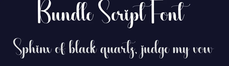 Bundle Script Font by creativeletter — Script Handwritten Font — thumbnail 2