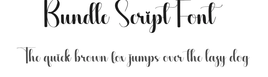 Bundle Script Font by creativeletter — Script Handwritten Font