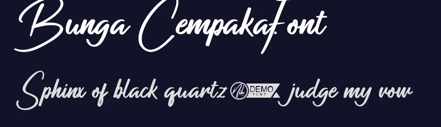Bunga Cempaka Font by nihstudio — Script Handwritten Font — thumbnail 2
