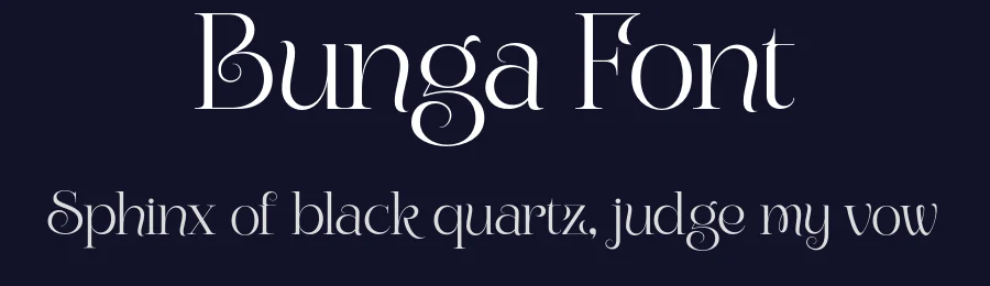 Bunga Font by Graptail — Serif Font — thumbnail 2