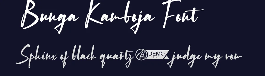Bunga Kamboja Font by nihstudio — Script Handwritten Font — thumbnail 2