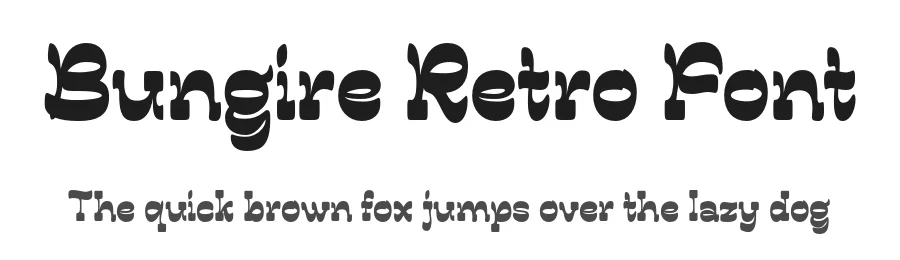 Bungire Retro Font by productype — Display Font