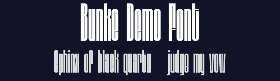 Bunke Demo Font by Nexaline — Display Font — thumbnail 2