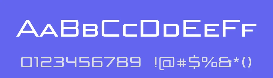 Bunken Tech Sans Wide Font by Buntype — Display Font — thumbnail 3