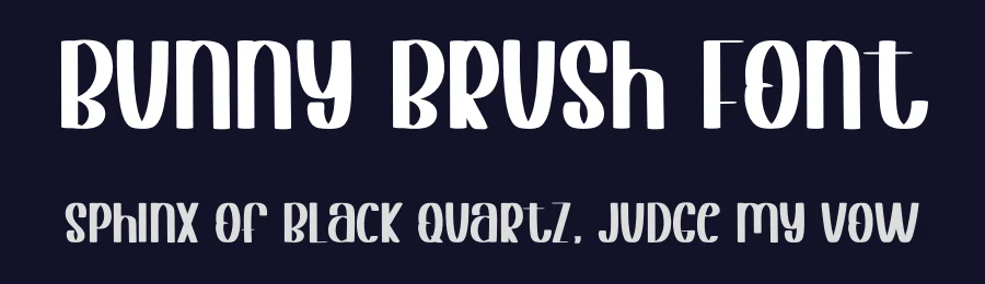 Bunny Brush Font by inermediaSTUDIO — Display Font — thumbnail 2