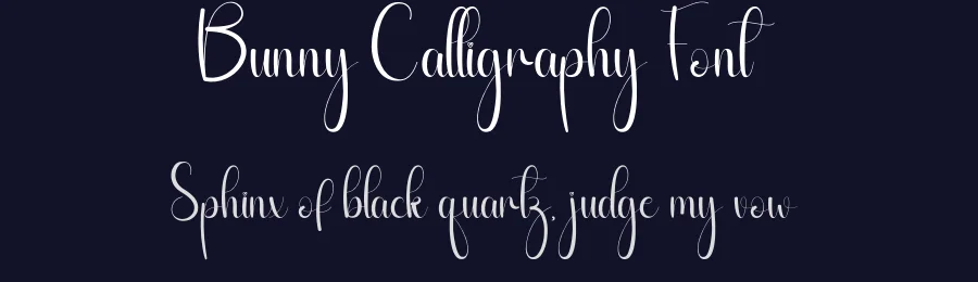 Bunny Calligraphy Font by andikastudio — Script Handwritten Font — thumbnail 2