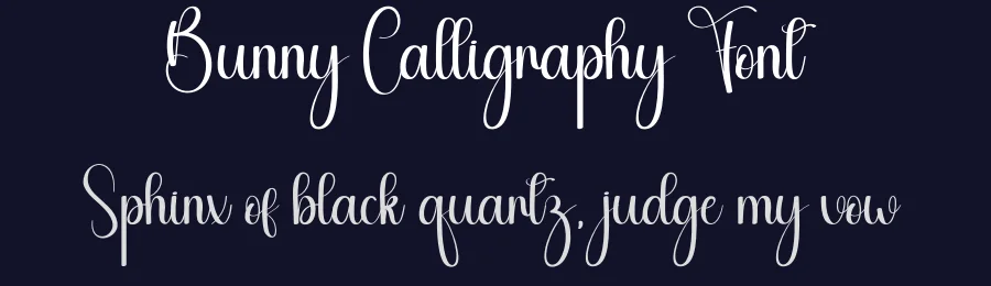 Bunny Calligraphy Font by andikastudio — Script Handwritten Font — thumbnail 2
