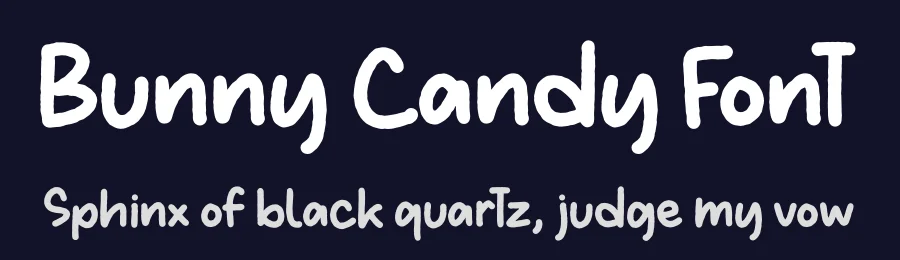 Bunny Candy Font by letterfabric — Display Font — thumbnail 2