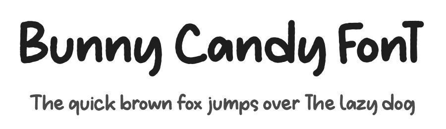 Bunny Candy Font by letterfabric — Display Font