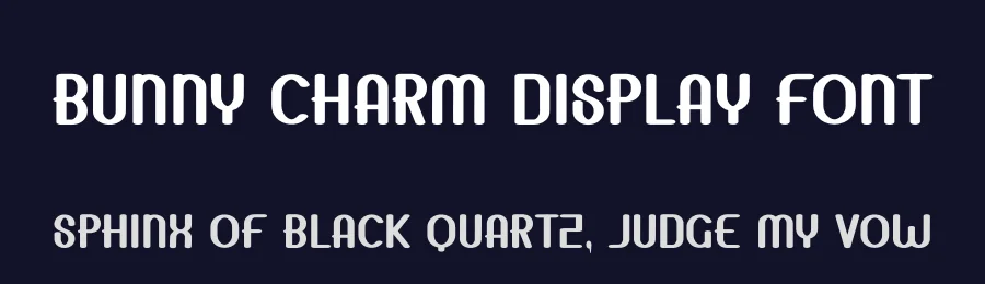 Bunny Charm Display Font by freshtypeink — Display Font — thumbnail 2