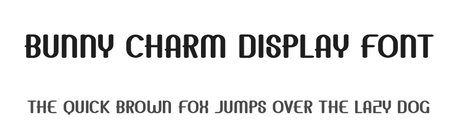 Bunny Charm Display Font by freshtypeink — Display Font