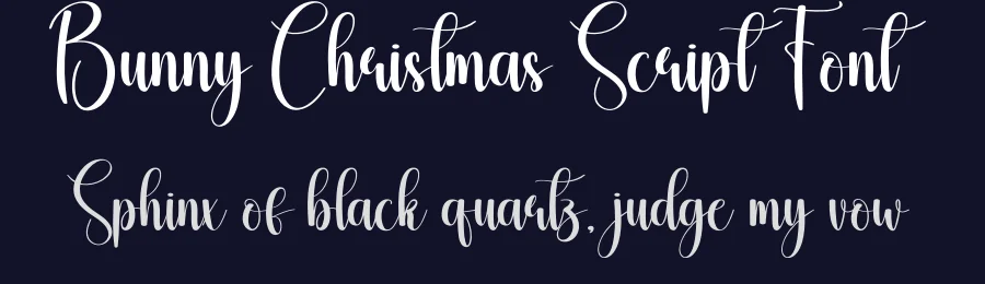 Bunny Christmas Script Font by creativeletter — Script Handwritten Font — thumbnail 2