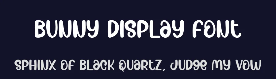 Bunny Display Font by andikastudio — Display Font — thumbnail 2