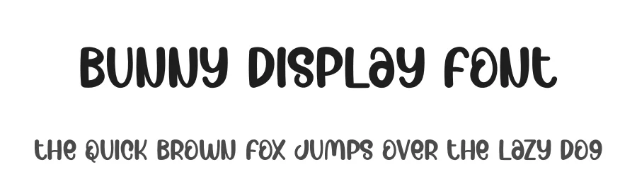 Bunny Display Font by andikastudio — Display Font