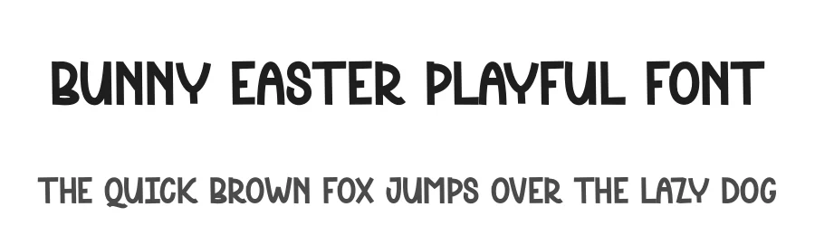 Bunny Easter Playful Font by andikastudio — Display Font
