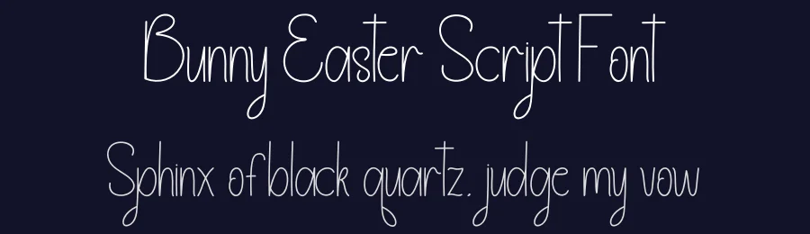 Bunny Easter Script Font by andikastudio — Display Font — thumbnail 2