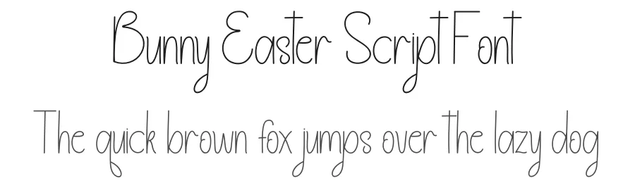 Bunny Easter Script Font by andikastudio — Display Font