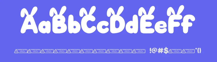 Bunny Gloff Playful Font by overlaytemplates — Display Font — thumbnail 3