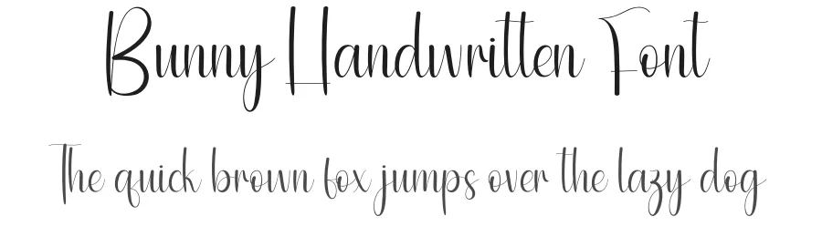 Bunny Handwritten Font by andikastudio — Script Handwritten Font